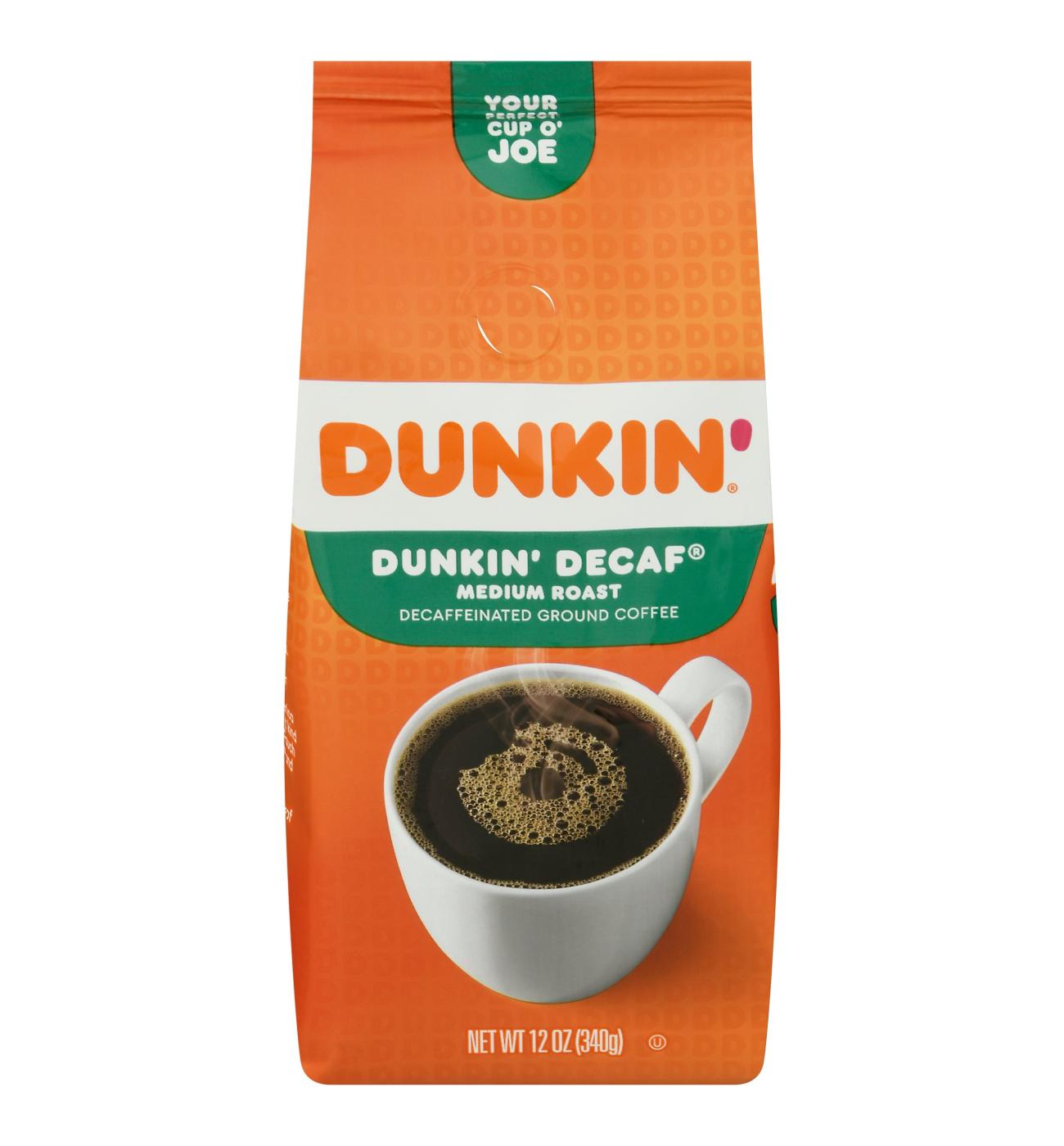 Dunkin' Donuts Dunkin' Decaf Medium Roast Ground Coffee; image 1 of 2