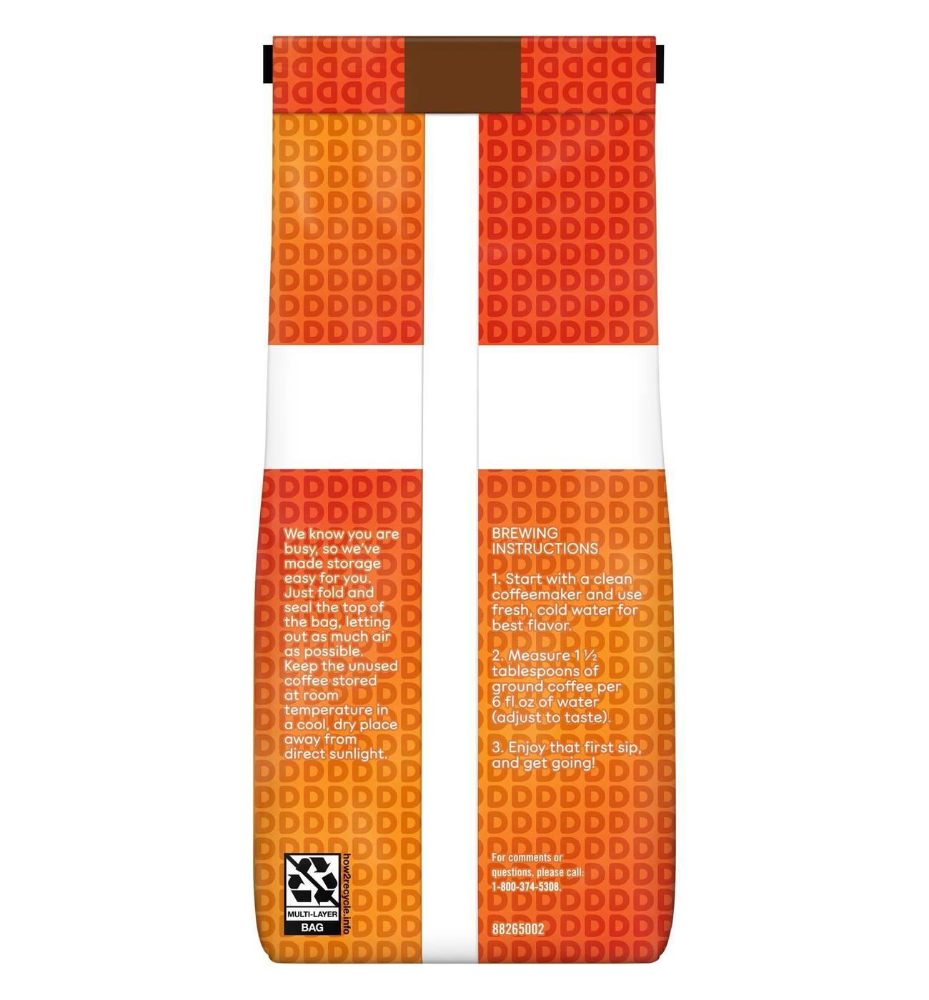 Dunkin' Original Blend Medium Roast Ground Coffee; image 6 of 7