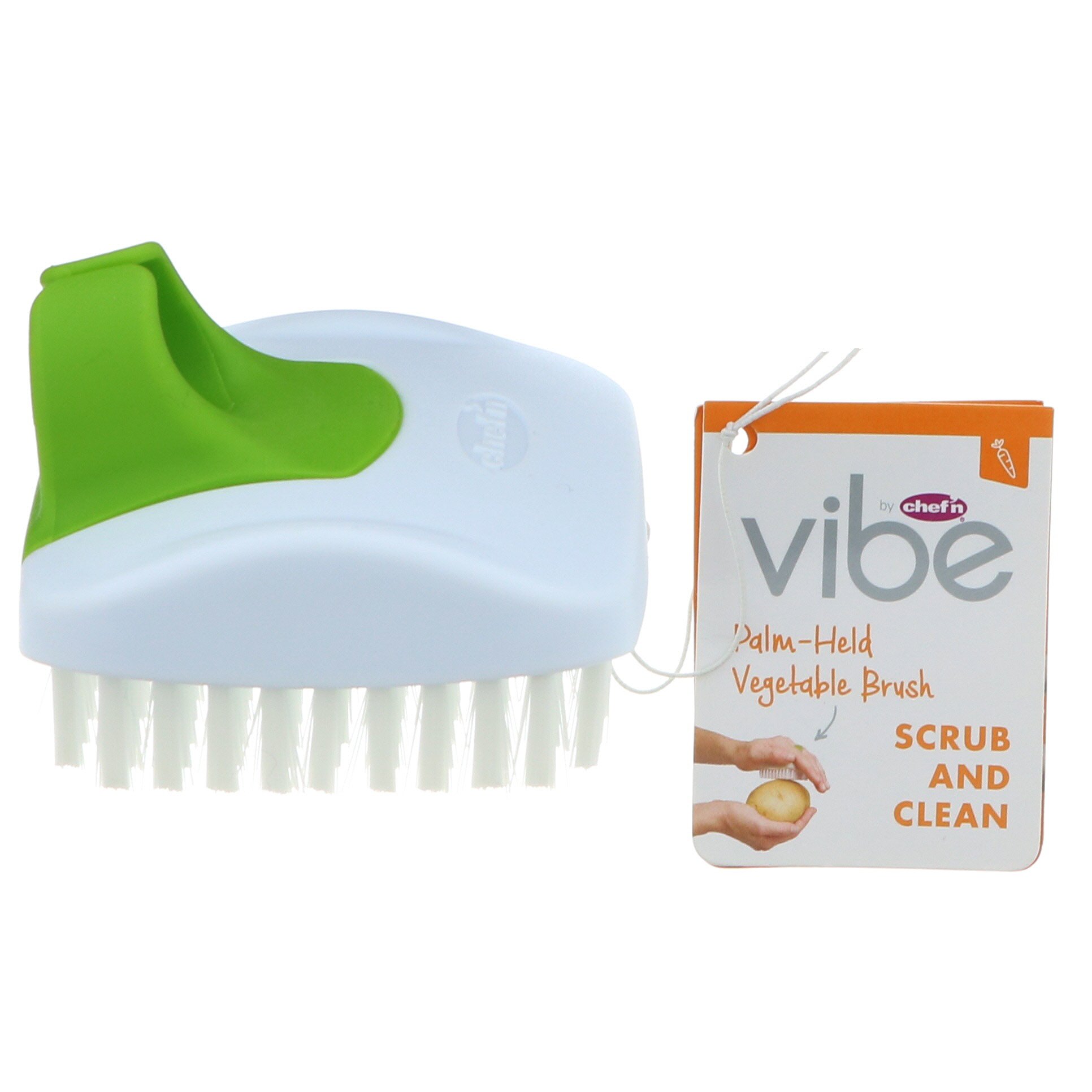 Vibe by Chef'n Palm Vegetable Scrub Brush - Shop Utensils & Gadgets at H-E-B