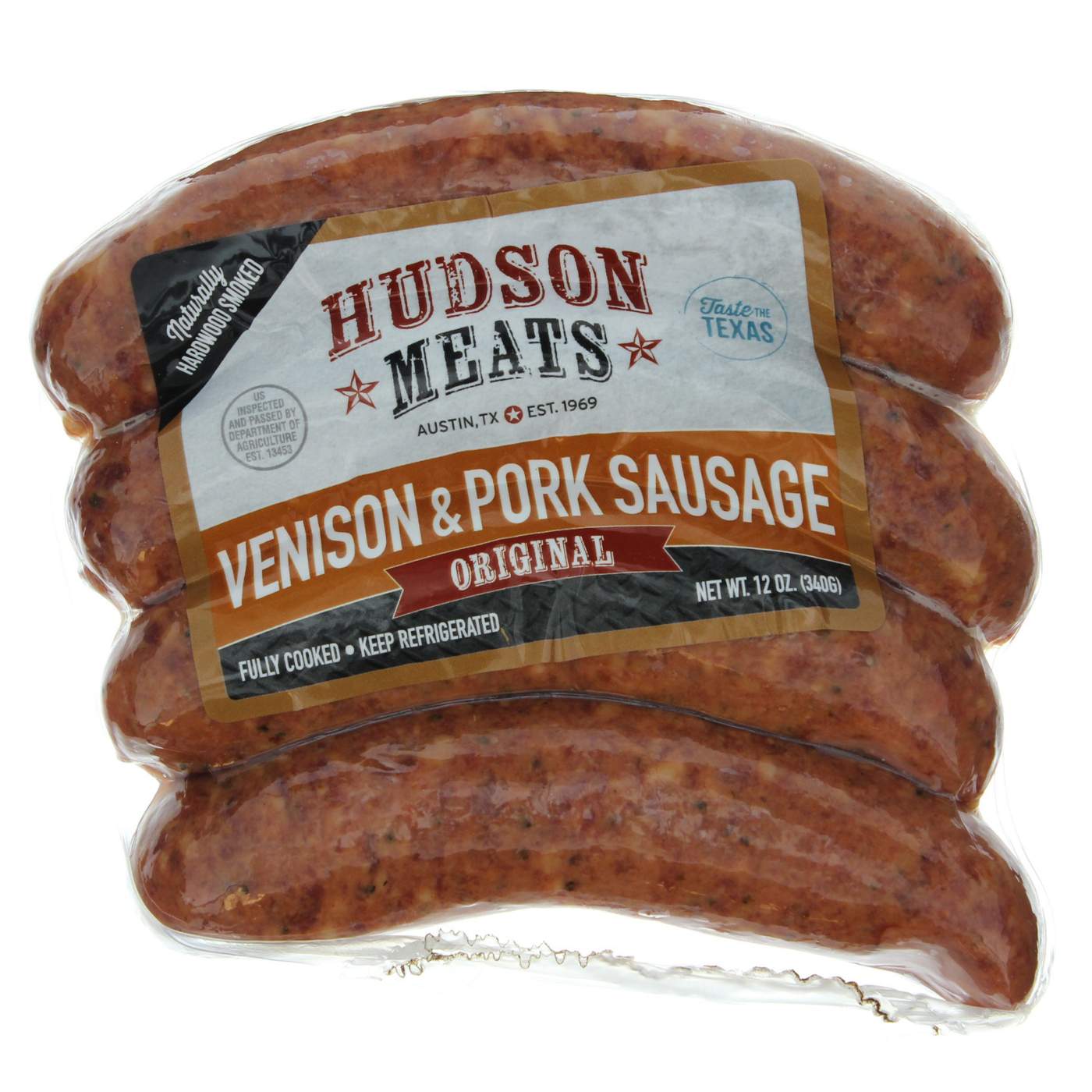 Hudson Meat Market Fully Cooked Venison & Pork Original Sausage; image 1 of 2