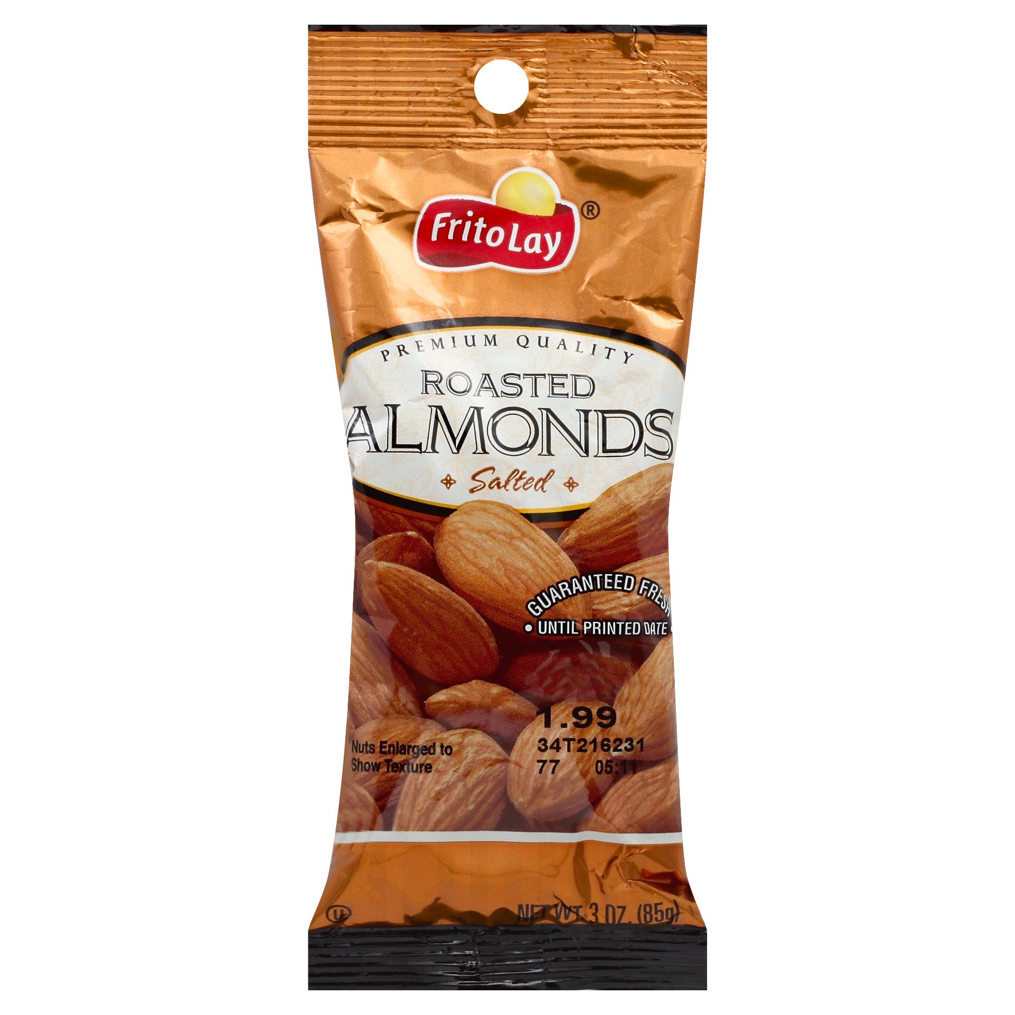 Frito Lay Roasted Salted Almonds - Shop Nuts & seeds at H-E-B