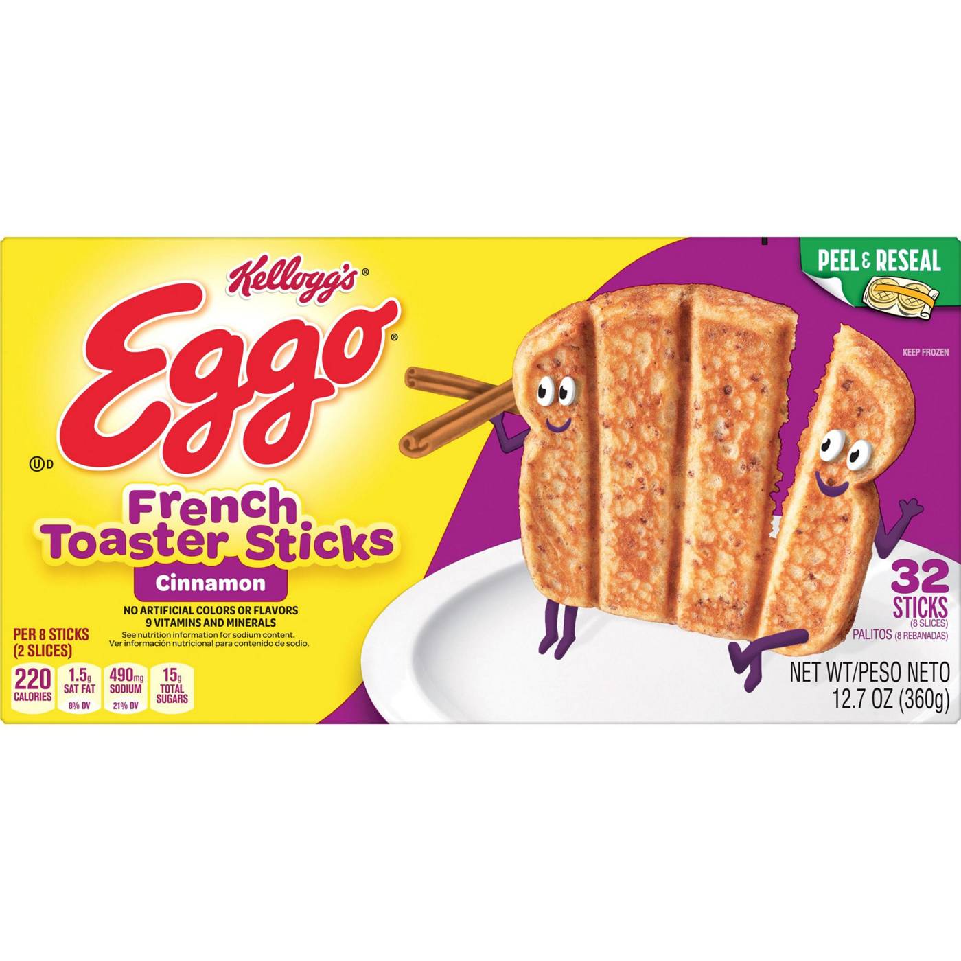 Eggo Cinnamon Frozen French Toast Sticks; image 5 of 5