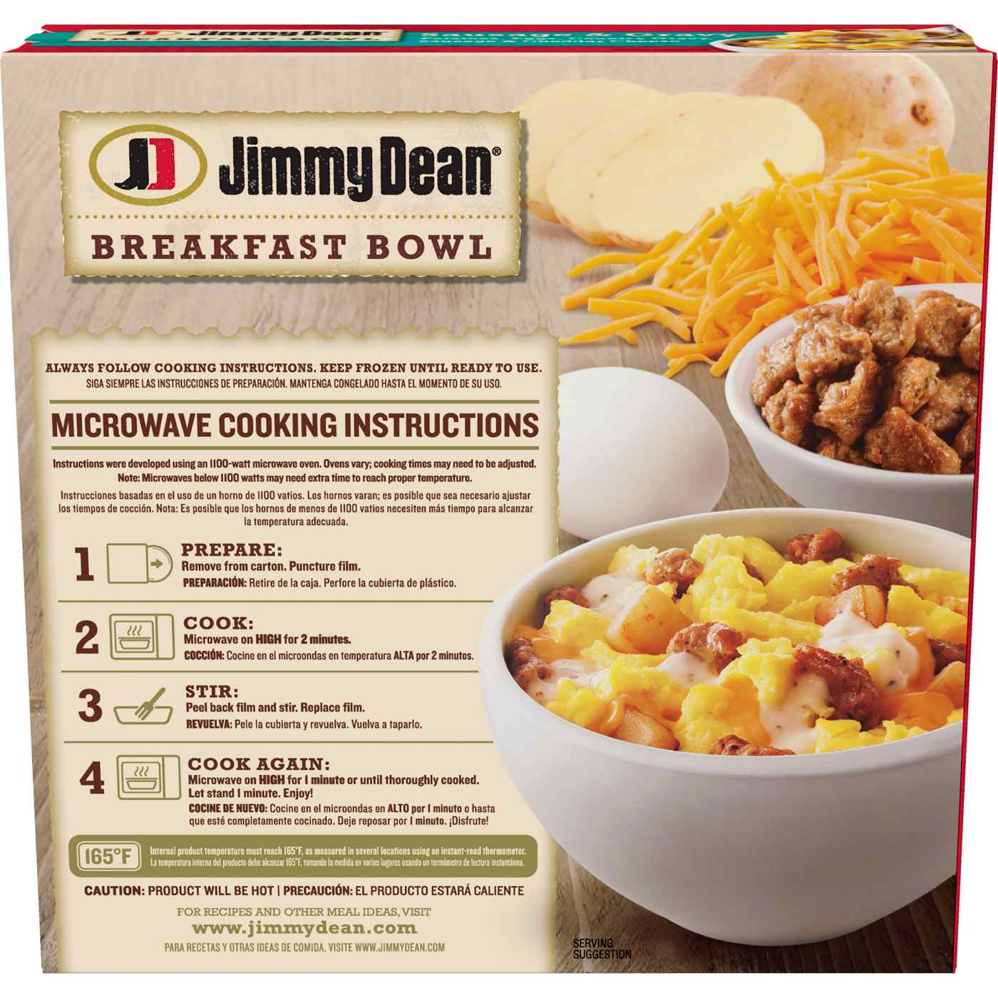 Jimmy Dean Sausage & Gravy Breakfast Bowl; image 3 of 3