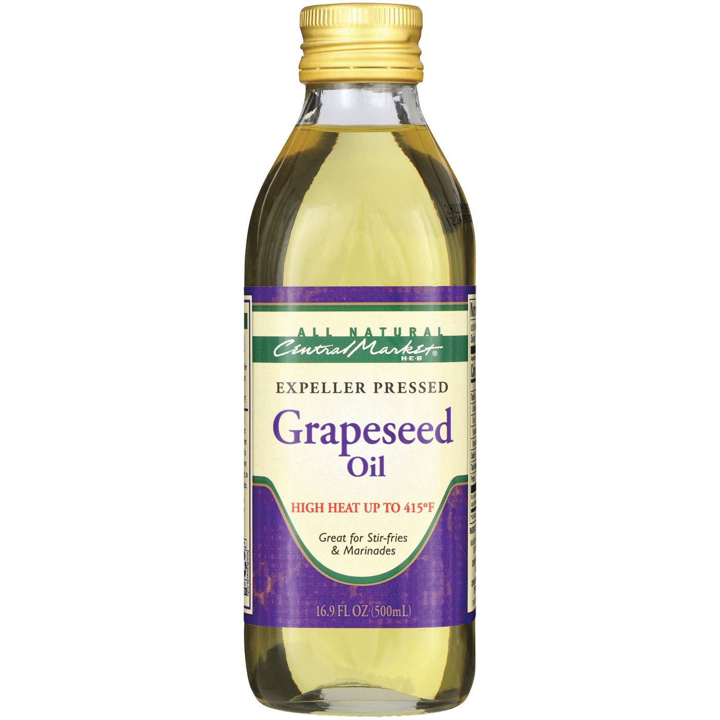 Central Market Expeller Pressed Grapeseed Oil; image 1 of 2