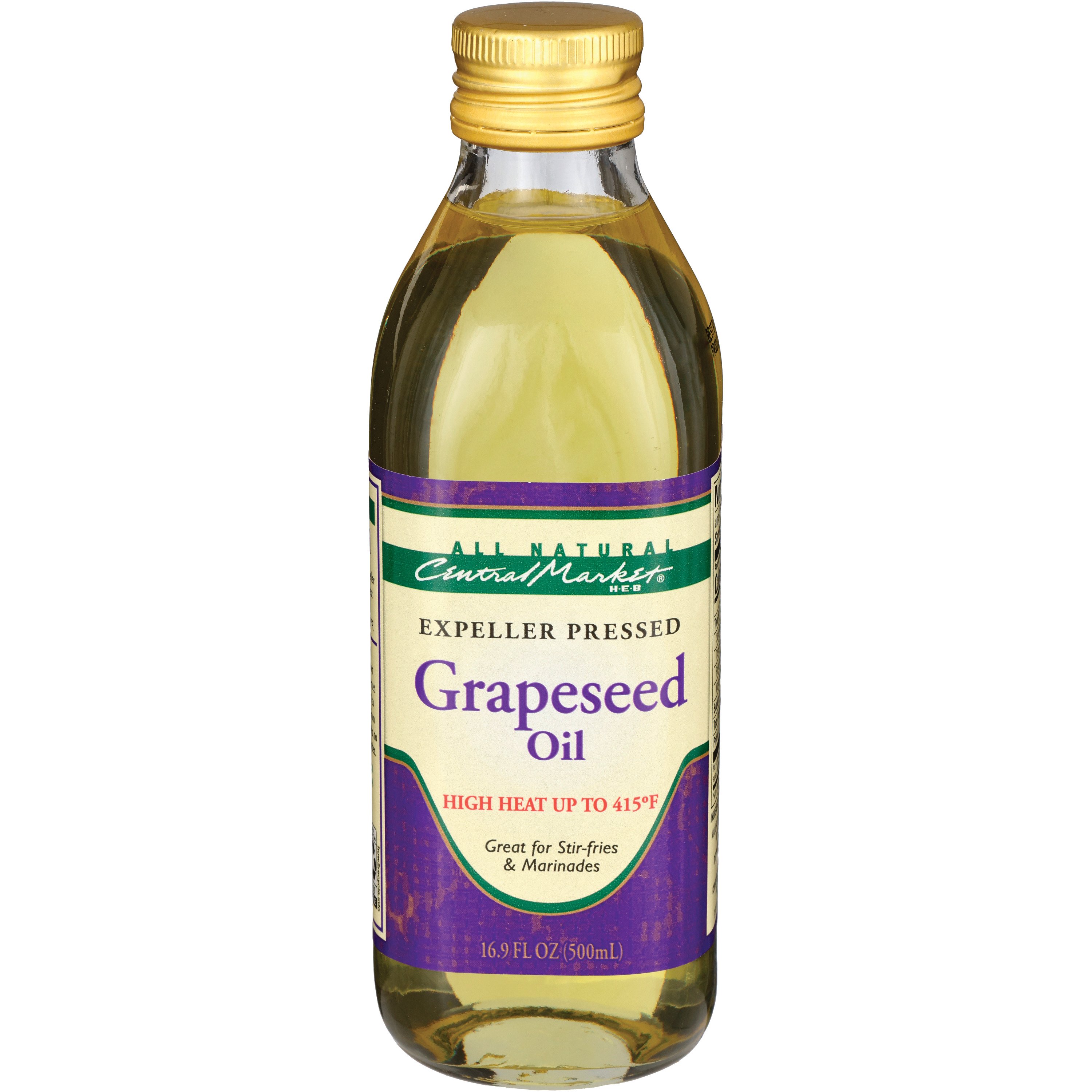 Central Market Expeller Pressed Grapeseed Oil - Shop Oils at H-E-B