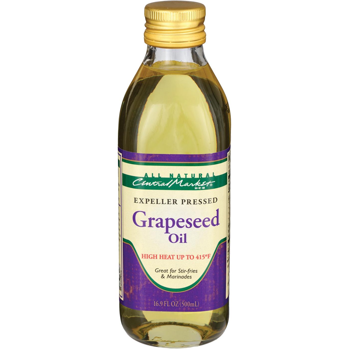 Central Market Expeller Pressed Grapeseed Oil; image 2 of 2