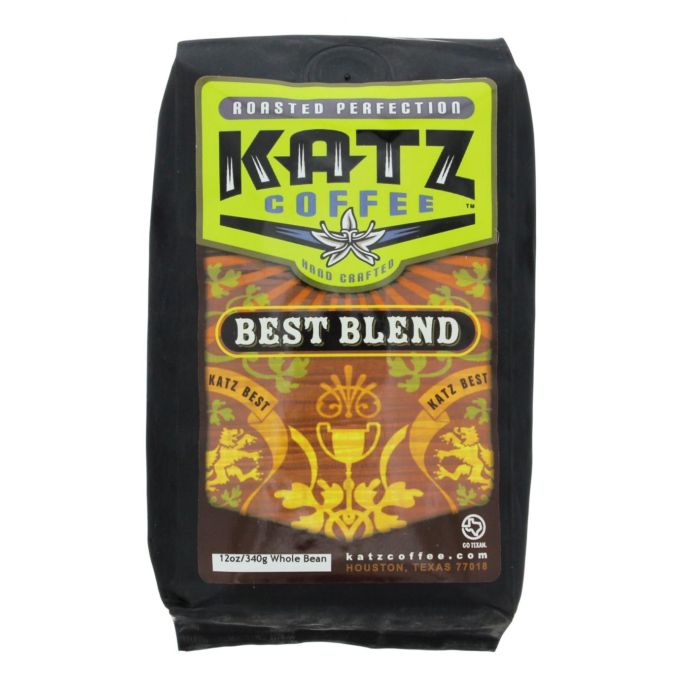 Katz Coffee Best Blend Whole Bean Coffee; image 1 of 2