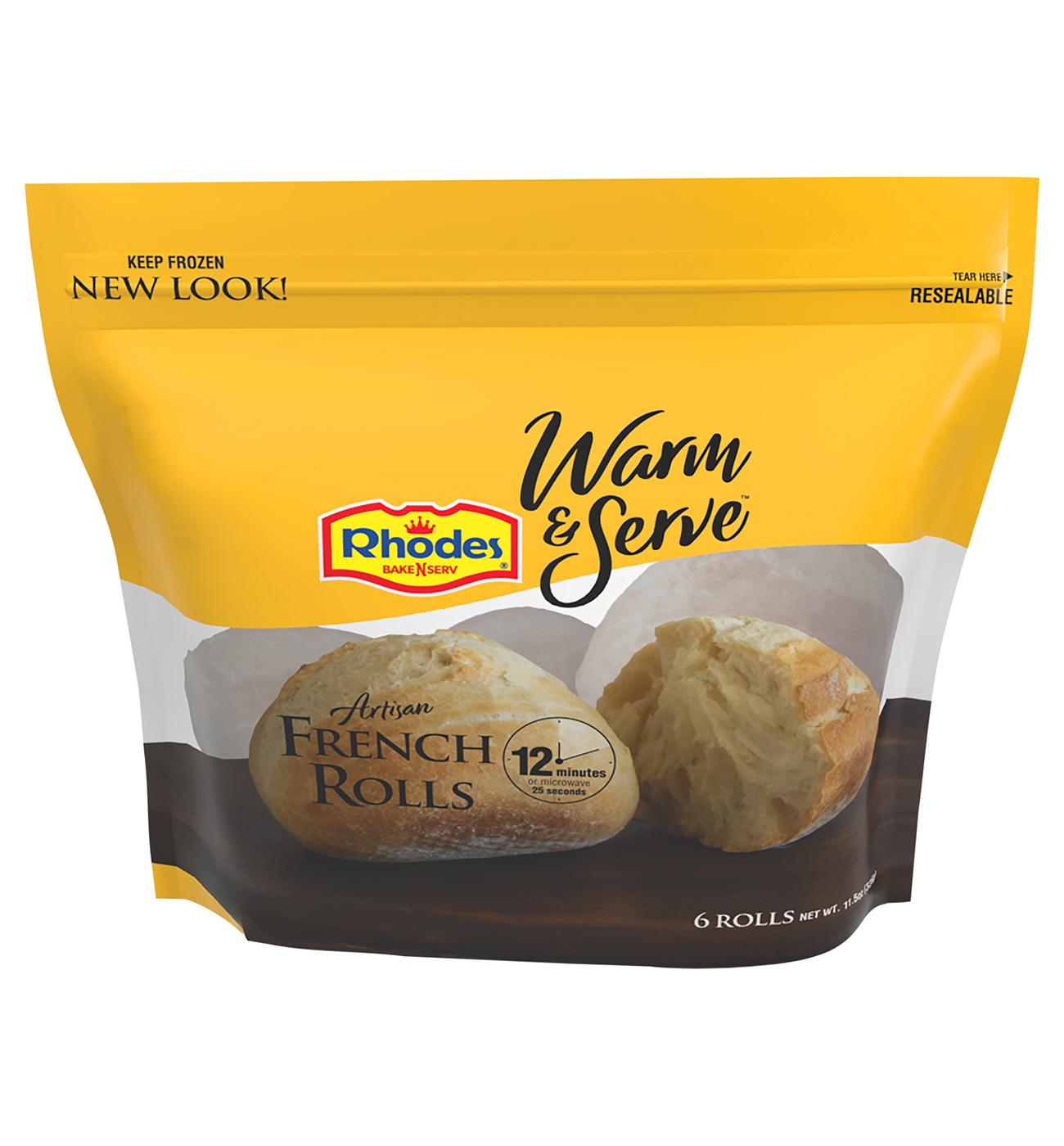 Rhodes Warm & Serve Artisan French Rolls; image 1 of 3