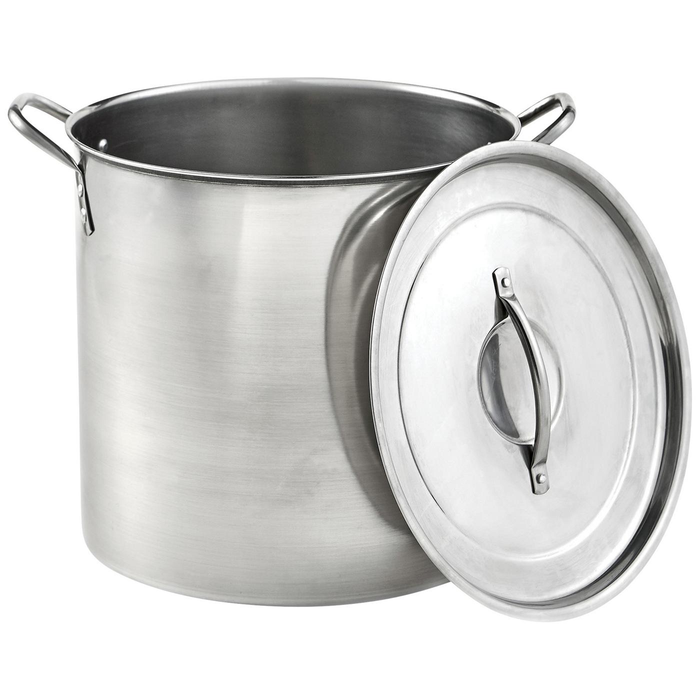 Imusa Stainless Steel Stock Pot with Lid - Shop Stock Pots & Sauce