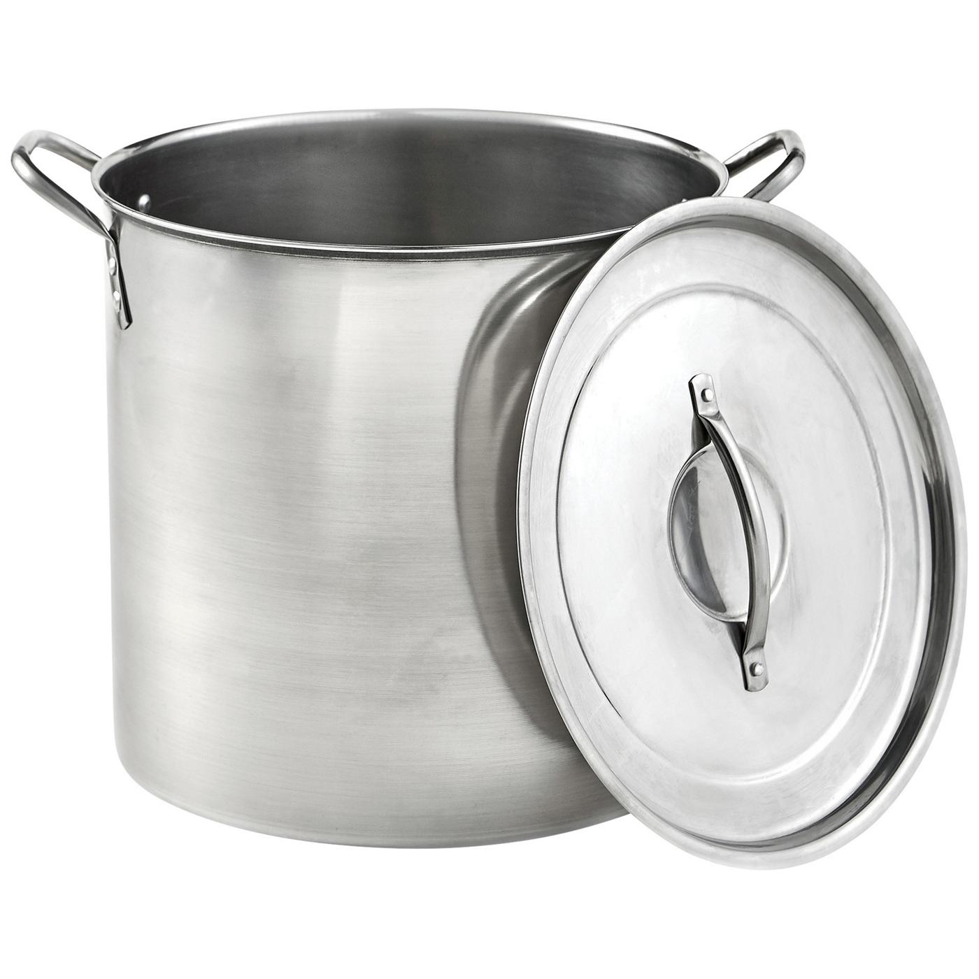 IMUSA Stainless Steel Stock Pot with Lid Shop Stock Pots & Sauce Pans