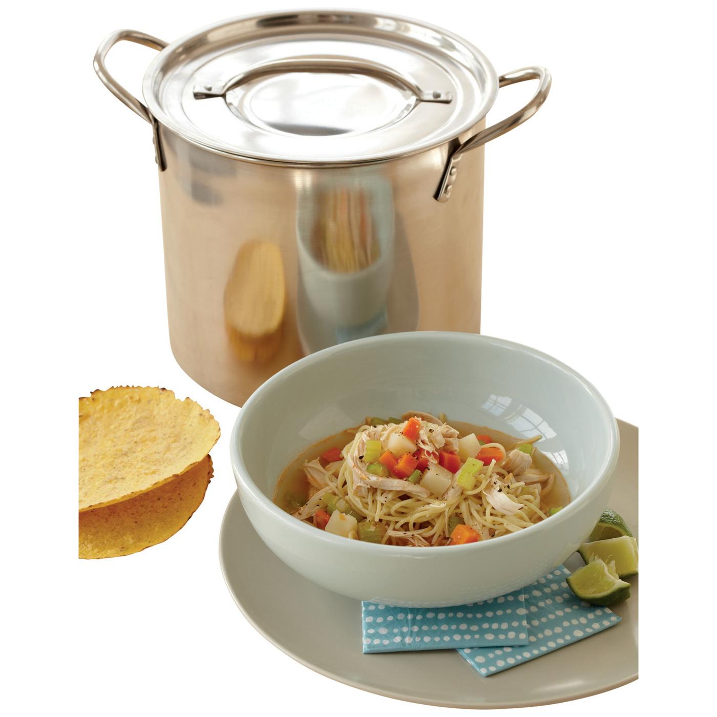 IMUSA Stainless Steel Stock Pot with Lid Shop Stock pots & sauce pans