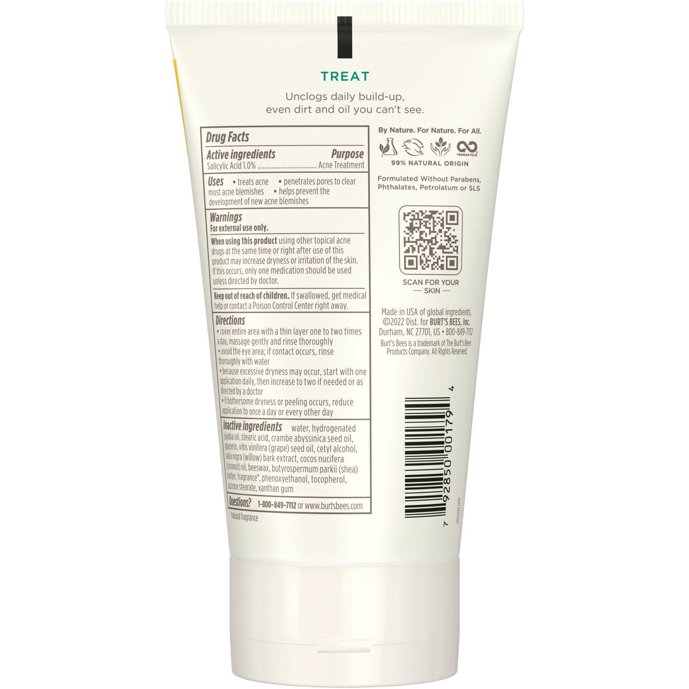 Burt's Bees Clear & Balanced Deep Cleansing Acne Scrub; image 8 of 16