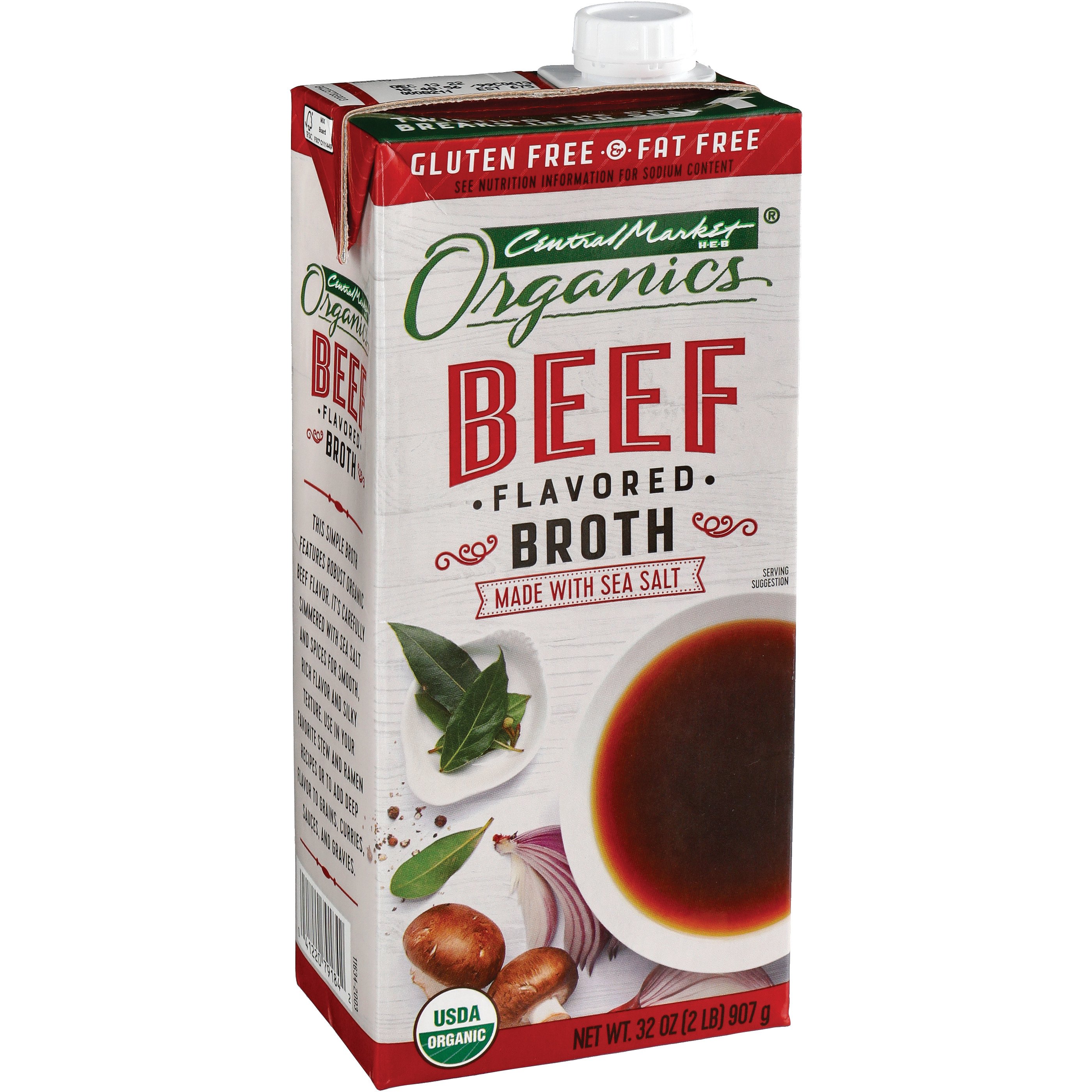 thumbnail image 2 of 365 EVERYDAY VALUE® Organic Chicken Broth Low Sodium, 32 Fl. Oz... 2 of 9