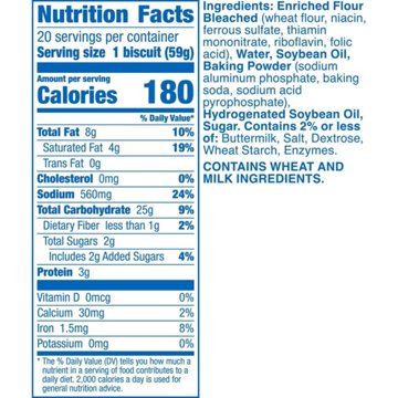 Pillsbury Grands! Southern Style Biscuits Value Pack, 20 ct