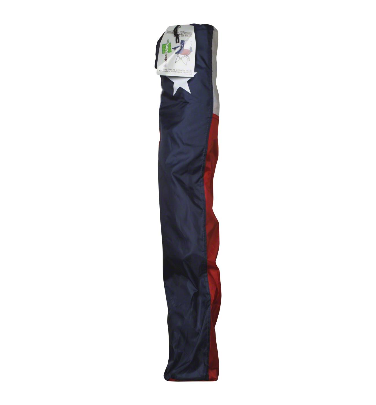 Outdoor Solutions Texas Flag Oversized Folding Arm Chair; image 2 of 2