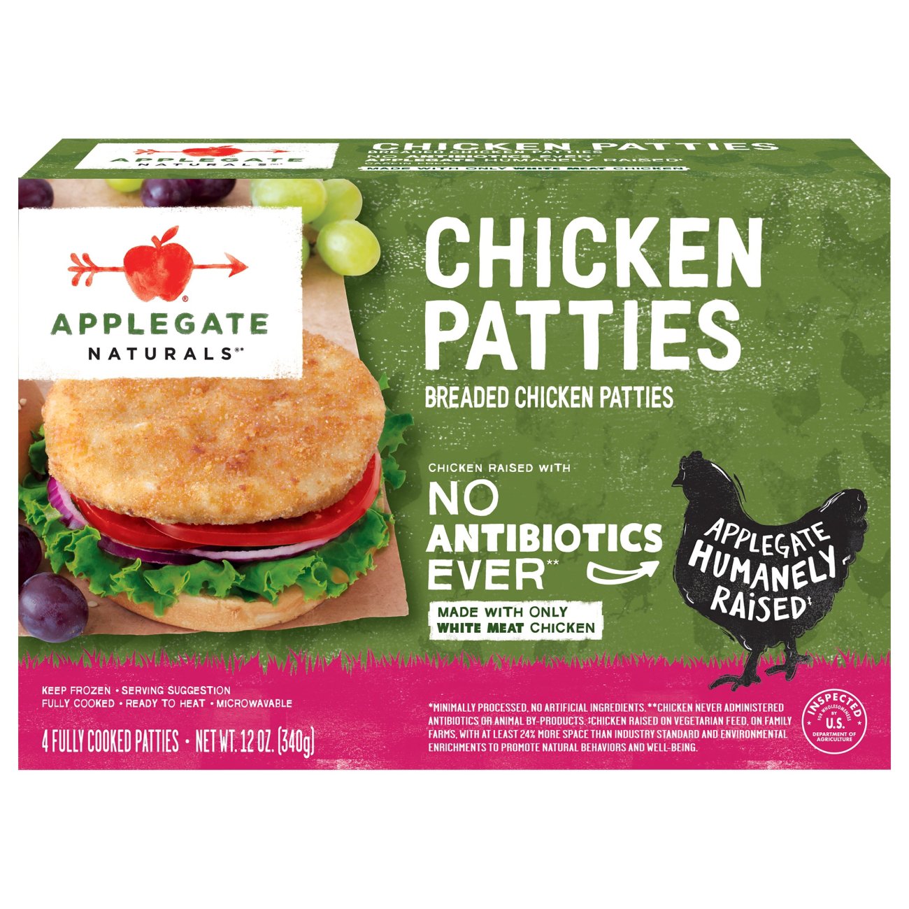 Applegate Natural Chicken Patties Shop Chicken at HEB