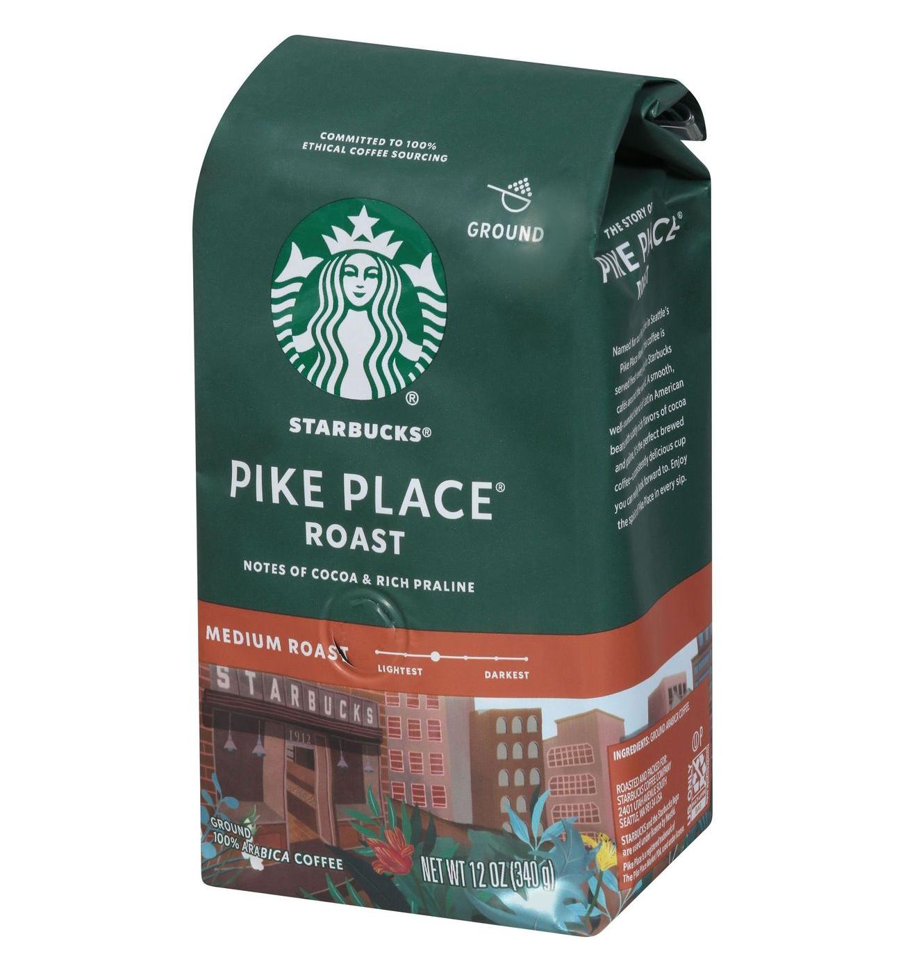 Starbucks Pike Place Roast Medium Roast Ground Coffee - Shop