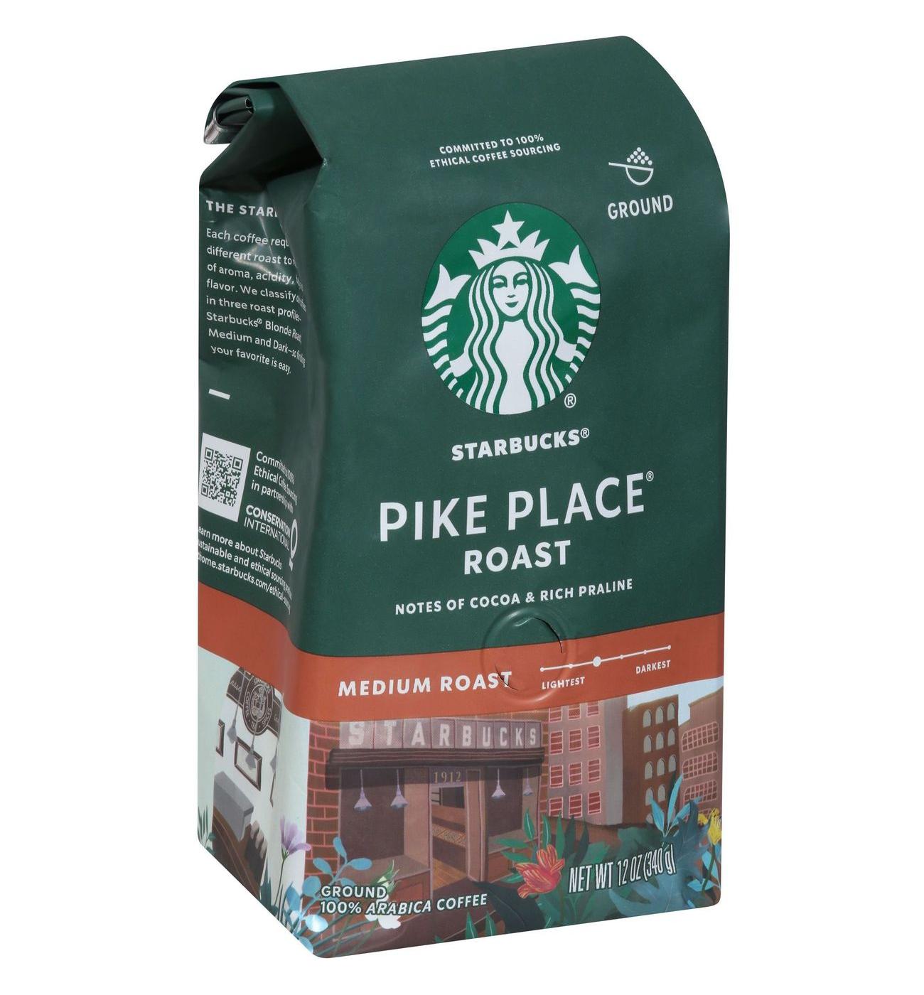 Starbucks Pike Place Roast Medium Roast Ground Coffee; image 7 of 8