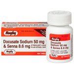 Rugby Docusate Sodium 50 Mg & Senna 8.6 Mg Tablets - Shop Medicines ...