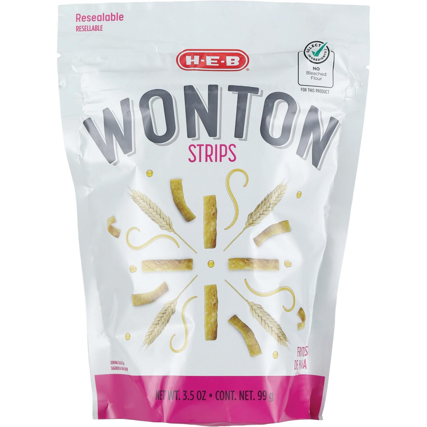 H-E-B Wonton Strips; image 1 of 2