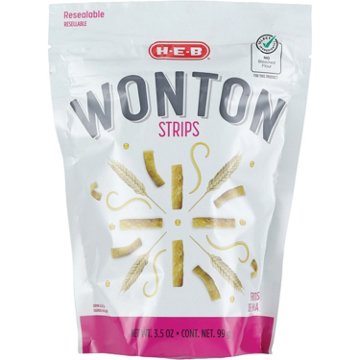 H-E-B Wonton Strips, 3.5 oz