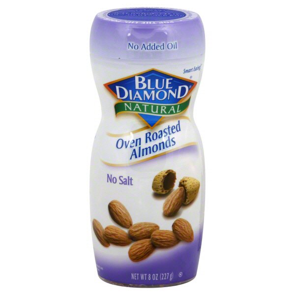 Blue Diamond No Salt Oven Roasted Almonds Shop Snacks & Candy at HEB