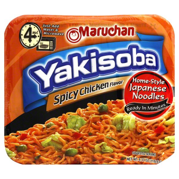 Maruchan Spicy Chicken Flavor Yakisoba Noodles - Shop Soups & Chili at