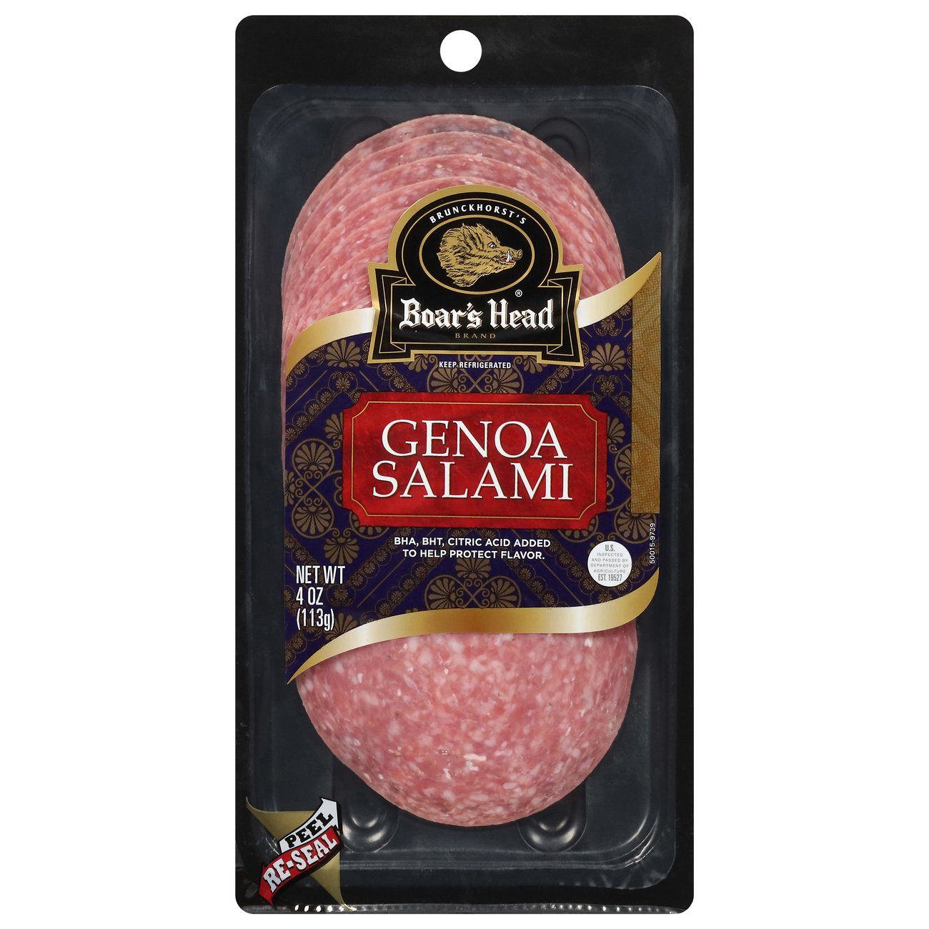 Boar's Head Genoa Sliced Salami - Shop Meat at H-E-B