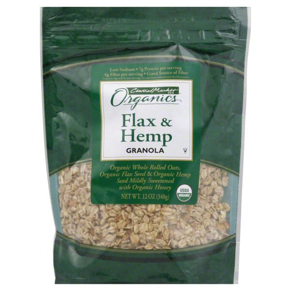Central Market Organics Flax and Hemp Granola Shop Snacks & Candy at
