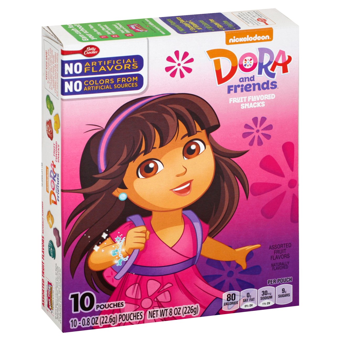 Betty Crocker Nickelodeon Dora & Friends Assorted Fruit Flavored Snacks ...