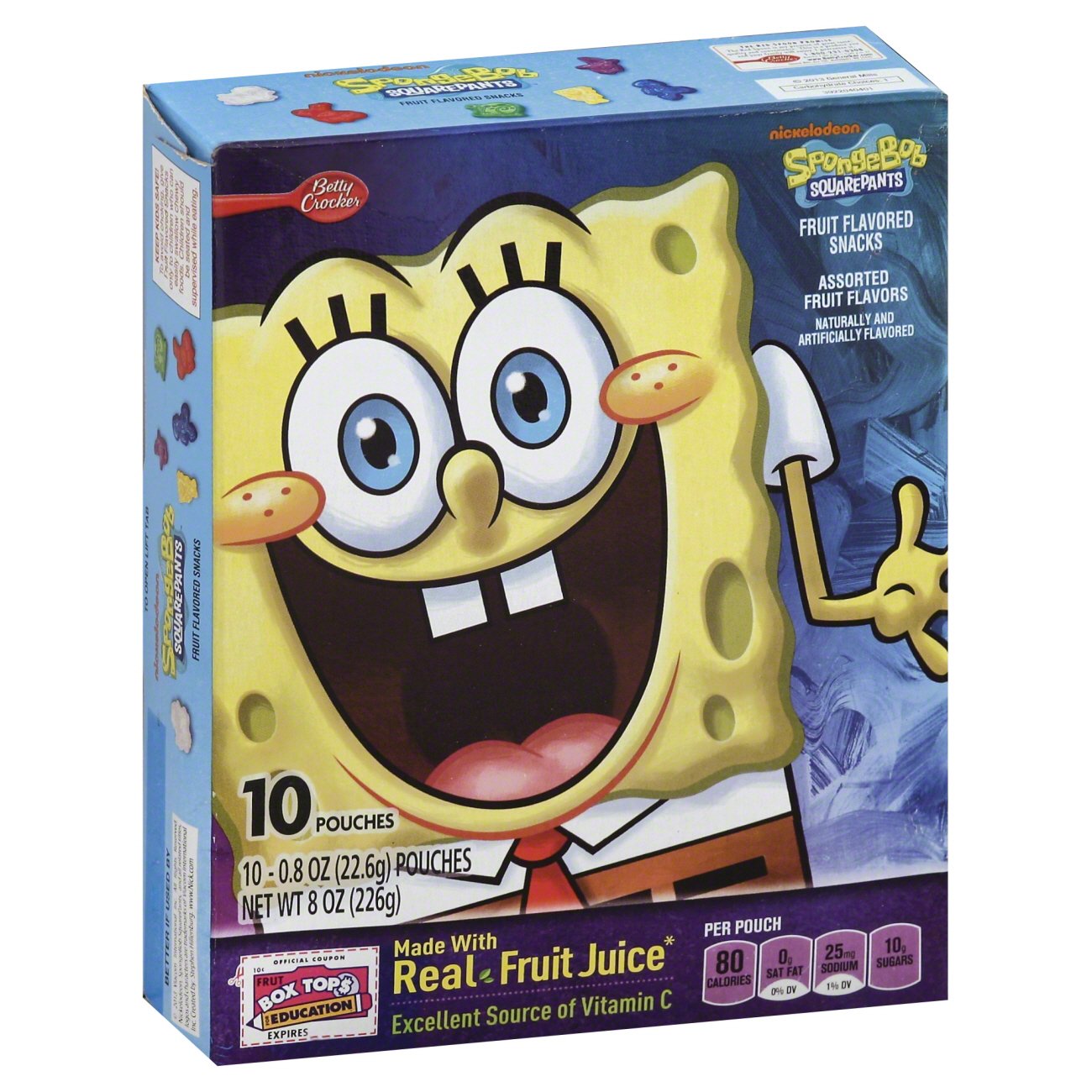 spongebob squarepants fruit snacks