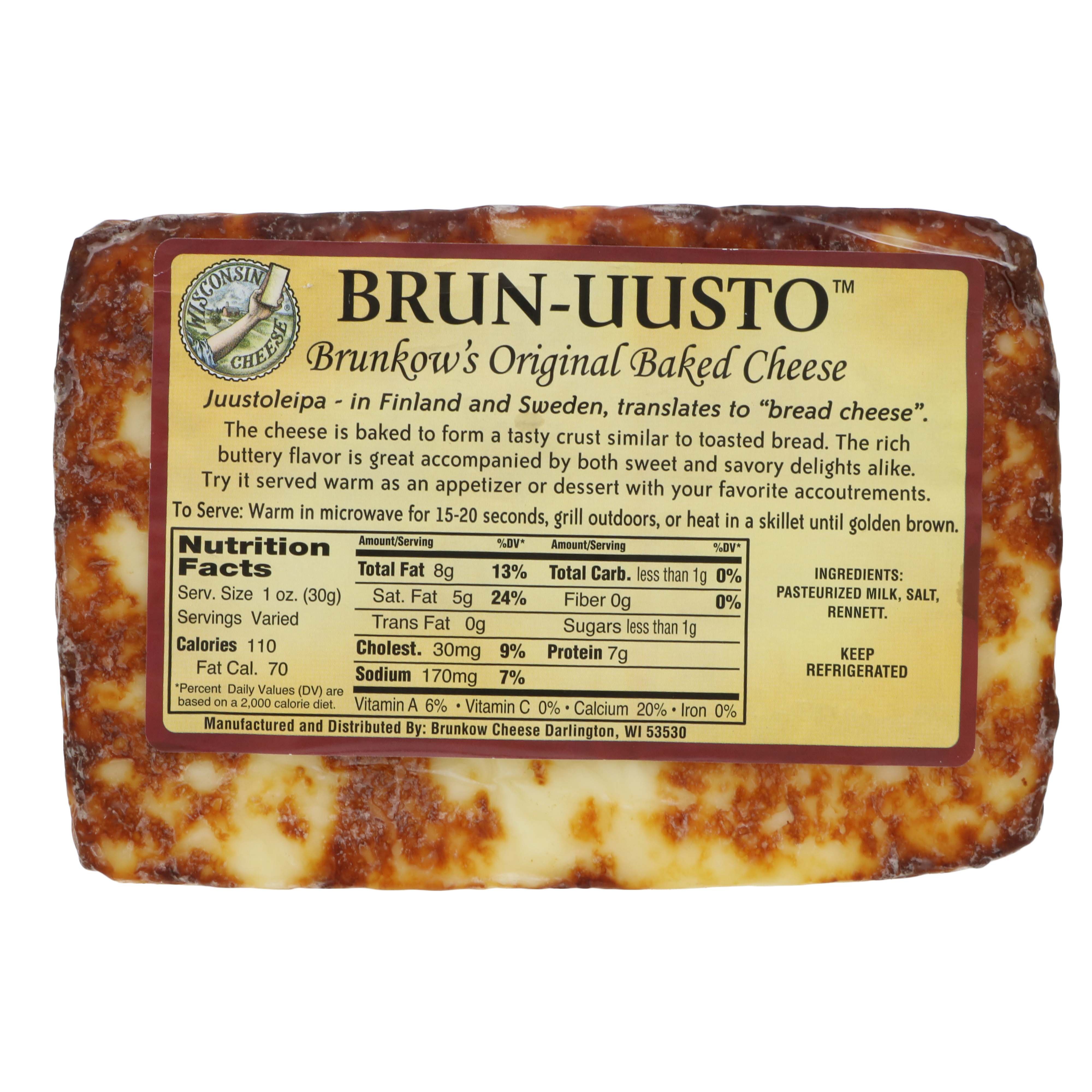 Brunkow's Brun-Uusto Original Baked Cheese - Shop Cheese at H-E-B