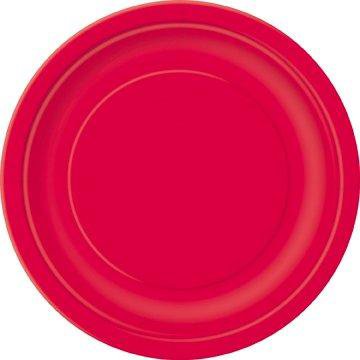 Unique Red Plate, 7 inch Shop Plates & Bowls at HEB