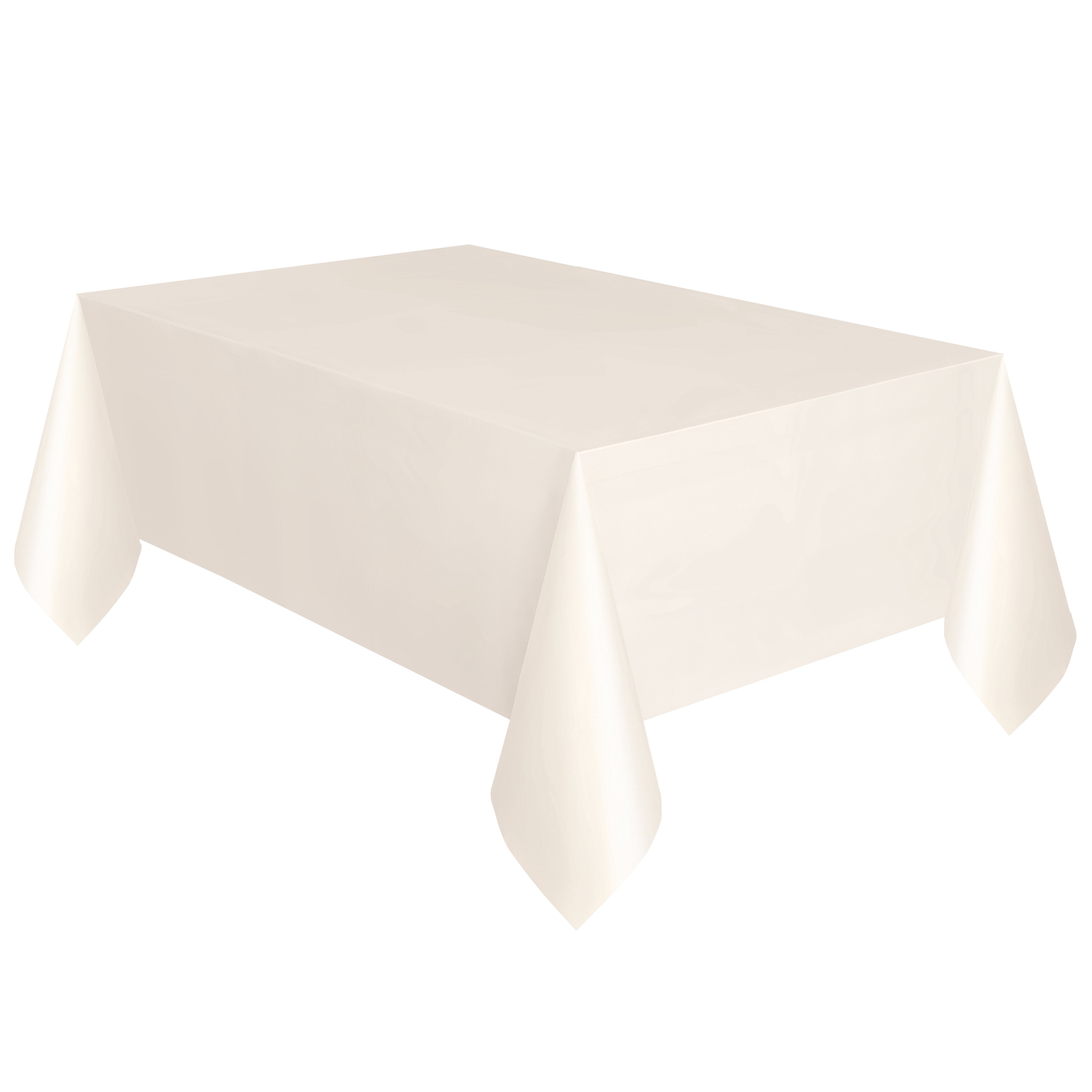 Unique Ivory Plastic Table Cover Shop Napkins & Table Cloths at HEB
