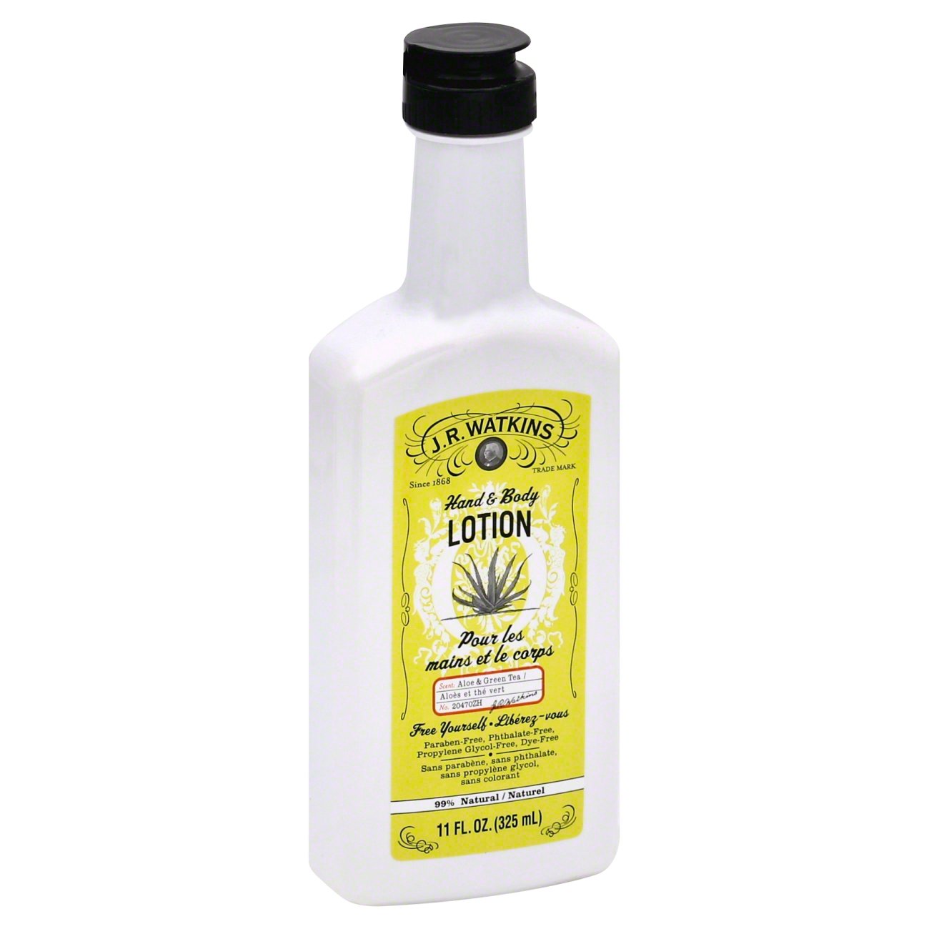 J.R. Watkins Aloe and Green Tea Hand and Body Lotion Shop Body lotion
