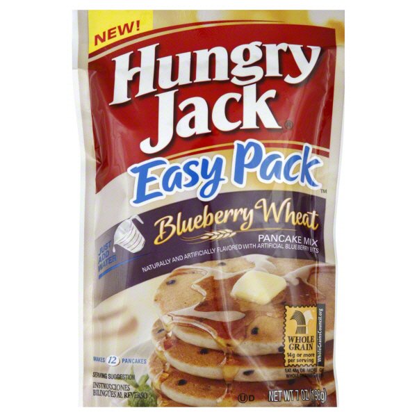 Hungry Jack Easy Pack Blueberry Wheat Pancake Mix Shop Pancake Mixes