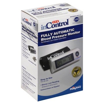 H-E-B InControl Fully Automatic Upper Arm Blood Pressure Monitor