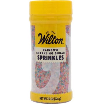 Wilton Sparkling Sugar Sprinkles - Rainbow, 8 oz