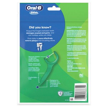 Oral-B Glide Mint Dental Floss Picks with Long Lasting Scope Flavor, 75 ct