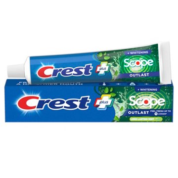 Crest Whitening Plus Scope Outlast Toothpaste, Long Lasting Mint, 5.4oz, 5.4 oz