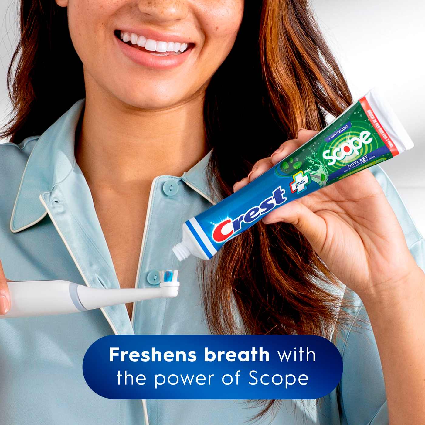 Crest Complete + Scope Outlast Whitening Toothpaste - Long Lasting Mint; image 4 of 7