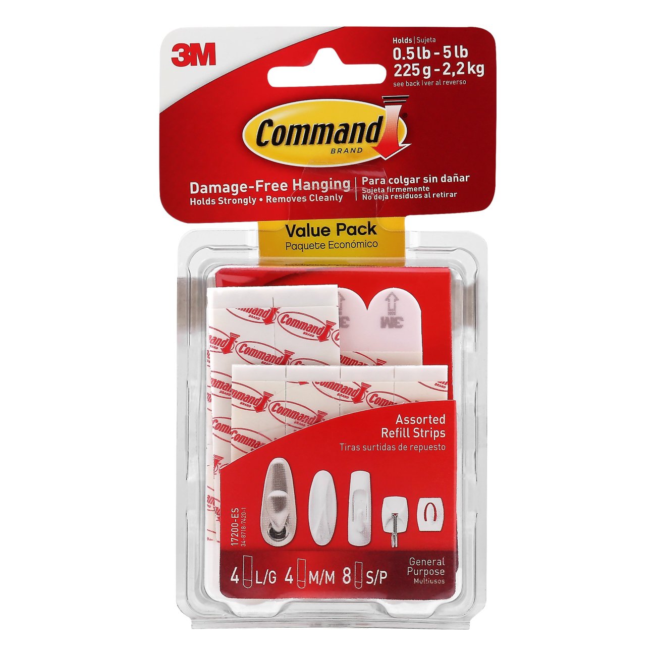 Command Assorted Refill Mounting Strips - Shop Hooks & picture hangers ...