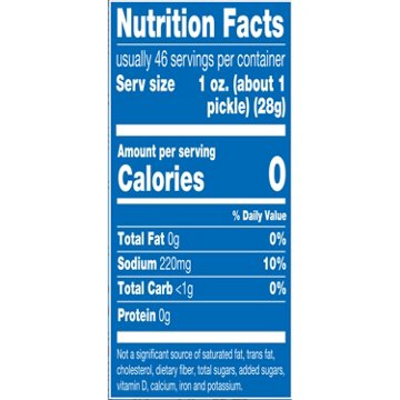 Vlasic Kosher Dill Spears, 80 oz