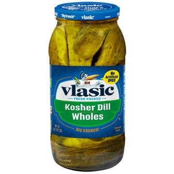 Vlasic Wholes  Kosher Dill, 80 oz