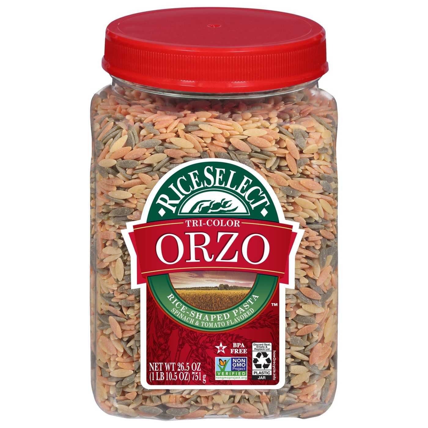 RiceSelect Tri-Color Orzo; image 1 of 6