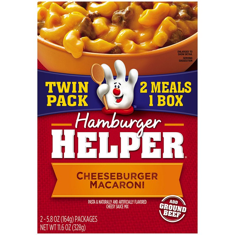 hamburger helper cheeseburger macaroni vs cheese