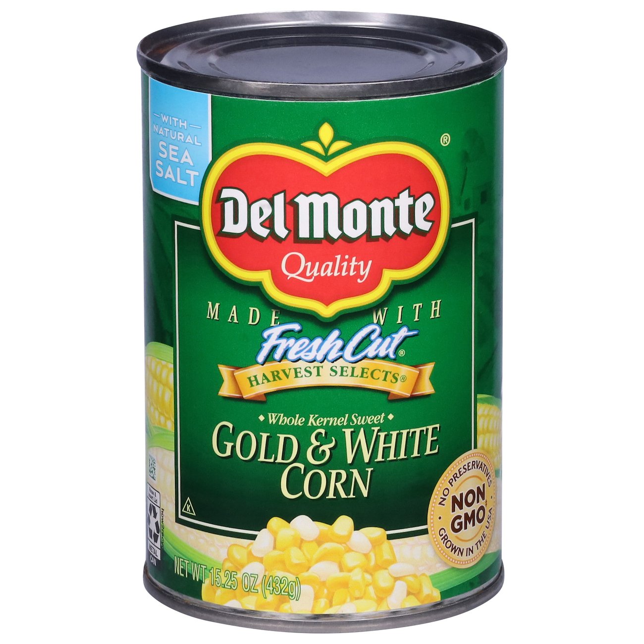 Del Monte Whole Kernel Gold & White Super Sweet Corn - Shop Vegetables ...