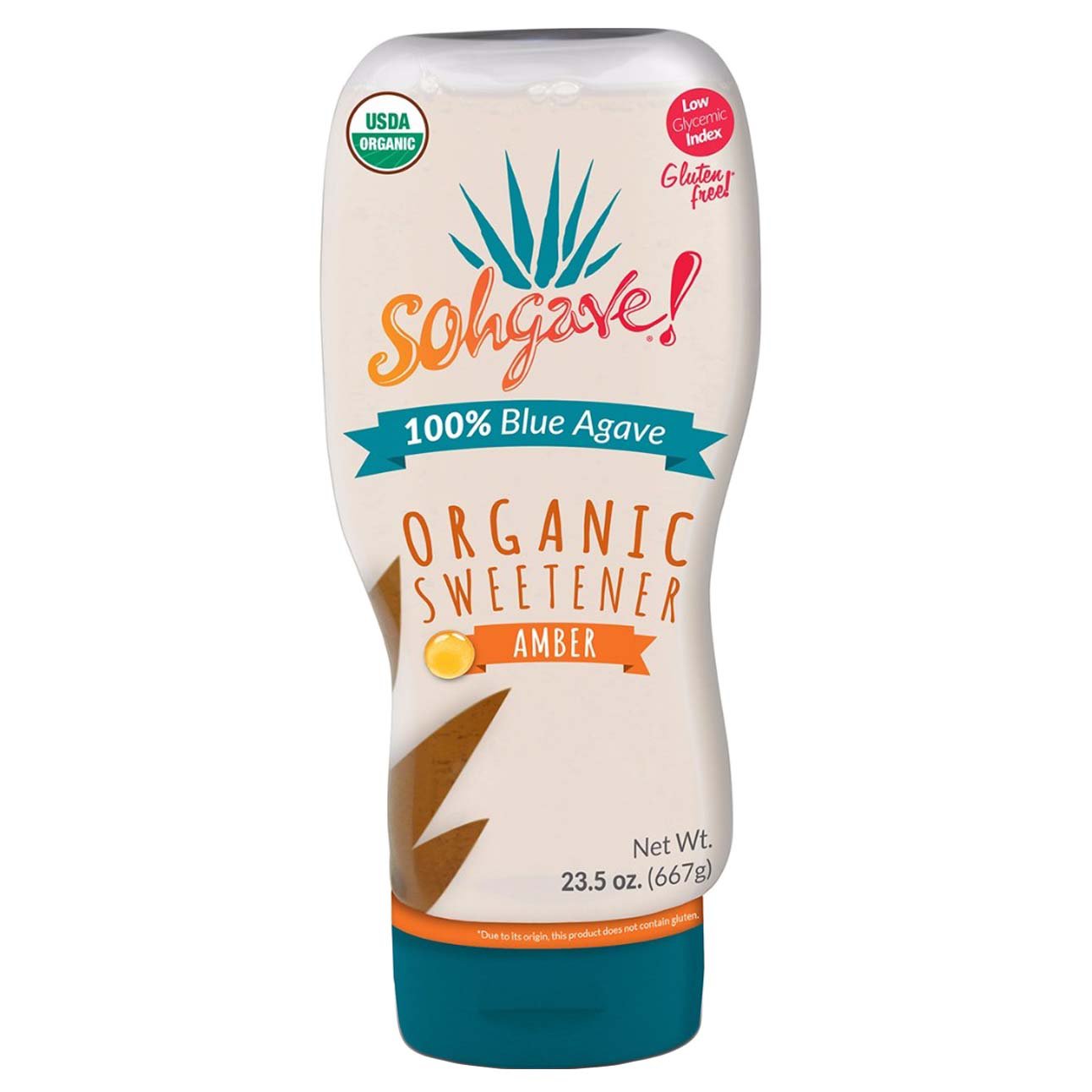 Sohgave! Amber Blue Agave Syrup Shop Sugar substitutes at HEB