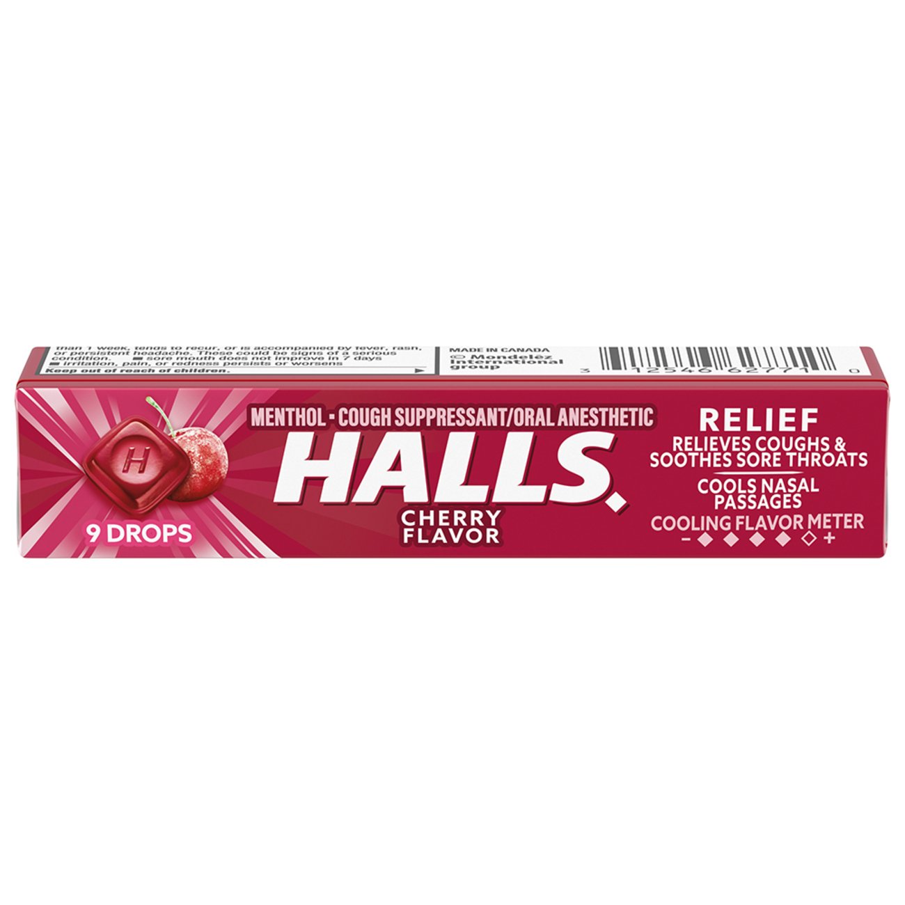 Halls Relief Relief Cough Drops Cherry Shop Cough, Cold & Flu at HEB