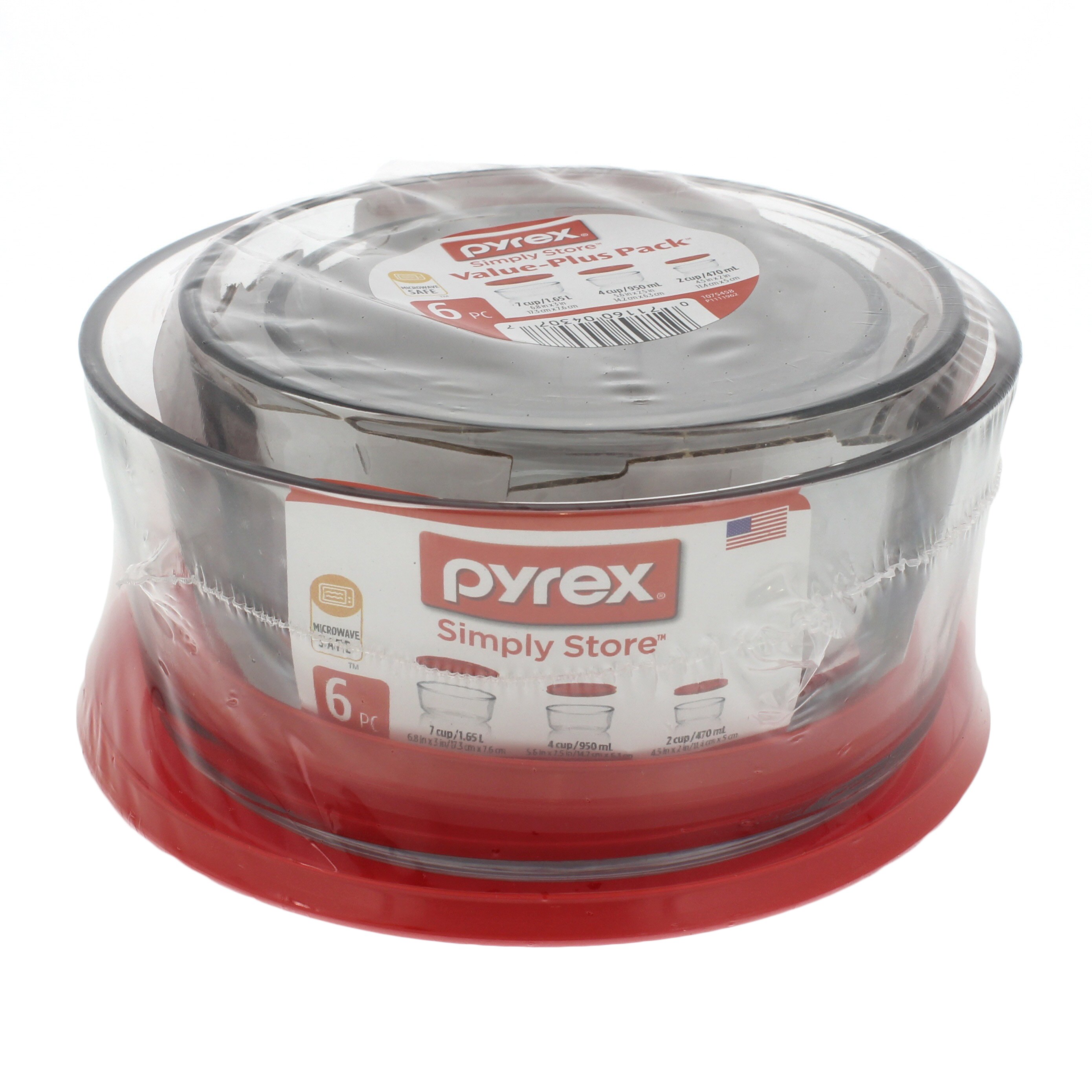 Pyrex Glass Storage, 7 Cup